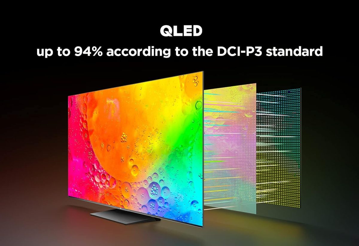 ⁦TCL تلفزيون ذكي 75 بوصة 4K QLED HDR UHD جيم ماستر 2.0 دولبي فيجن اي كيو اتموس HDR 1000 وحدة مضيئة في البكسل اي ماكس محسن 144HZ VRR 75C745 - ضمان لمدة عام (موديل 2023)⁩ - الصورة ⁦4⁩