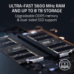 ⁦ريزر لابتوب العاب بليد 18: انفيديا جيفورس RTX 4090-معالج انتل 24 كور i9 HX الجيل 13 - 18 انش QHD+ 240Hz - RAM 32GB - SSD 2TB - الومنيوم سي ان سي - شاحن جان مدمج - ويندوز 11 - كروما RGB⁩ - الصورة ⁦5⁩
