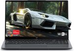لابتوب كايجر 2025 بمعالج AMD رايزن 7 6800H (8C/16T، حتى 4.7GHz)، 16GB DDR5 512GB NVMe SSD، شاشة 16 انش FHD، واي فاي 6، كيبورد باضاءة خلفية