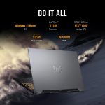 ⁦اسس لابتوب العاب تي يو اف F16 (2024) بشاشة 16 انش FHD+ 144Hz IPS مستوى 16:10، معالج انتل كور™ 5 210H، انفيديا جيفورس RTX™ 4050، 8GB DDR5، 512GB PCIe الجيل الرابع SSD، واي فاي 6، ويندوز 11 هوم⁩ - الصورة ⁦3⁩