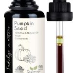 اروما تييرا زيت بذور اليقطين العضوي - 100% نقي ومعصور على البارد طبيعي غير مكرر امن غذائيًا - لنمو الشعر - الوجه والجسم والعناية بالبشرة والصحة - 30 مل