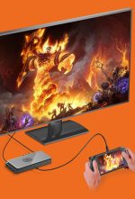 ⁦GPD Win 4,Portable Handheld Game Console 6" Touchscreen 1920X1080 Mini Laptop UMPC Win 11 CPU AMD Ryzen 7 8840U 32GB LPDDR5 RAM/1TB M.2 NVMe 2280 SSD （Black）⁩ - الصورة ⁦3⁩