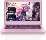 لابتوب جيه شيكس 2025 بشاشة 11.6 انش ونظام ويندوز 11.6 انش ومعالج سيليرون N4000 وذاكرة RAM 8GB وذاكرة تخزين 256GB وشاشة HD مقاس 11.6 انش وويندوز 11 للترفيه والاستخدام الطلابي