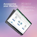 ⁦لينوفو لابتوب ايديا باد فليكس 5i 14 انش FHD (1920×1200) IPS بشاشة لمس 2 في 1، انتل كور i5-1235U، كيبورد باضاءة خلفية، واي فاي 6، بصمة اصبع، ثاندربولت 4، قلم ستايلس (8GB RAM | 512GB SSD)⁩ - الصورة ⁦2⁩