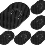 6 قطع من امشاط الجيب من ديفسدار، مشط شعر محمول للرجال، مشط ناعم لتدليك فروة الرأس، فرشاة بلاستيكية للاصابع واللحية للمنزل والسفر