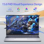 ⁦Gaming Laptop,15.6 Inch FHD IPS 1920x1080 ,Student Business Laptop 12th Gen N95 Processor(Up to 3.4GHz),16GB RAM 1TB SSD ,Supports 180 Angle Opening Backlit Keyboard Fingerprint Unlock Win 11 Pro⁩ - الصورة ⁦3⁩