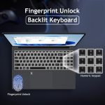 ⁦لابتوب اعمال 16 انش، معالج AMD رايزن 3 3250U، 8GB RAM 512GB SSD، فتح بصمة الاصبع، كيبورد باضاءة خلفية، شاشة FHD، لابتوب تقليدي للعمل والمكتب والطلاب والالعاب (8GB | 512GB)⁩ - الصورة ⁦2⁩