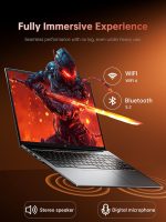 ⁦لابتوب كايجر 2025 بمعالج AMD رايزن 7 6800H (8C/16T، حتى 4.7GHz)، 16GB DDR5 512GB NVMe SSD، شاشة 16 انش FHD، واي فاي 6، كيبورد باضاءة خلفية⁩ - الصورة ⁦7⁩
