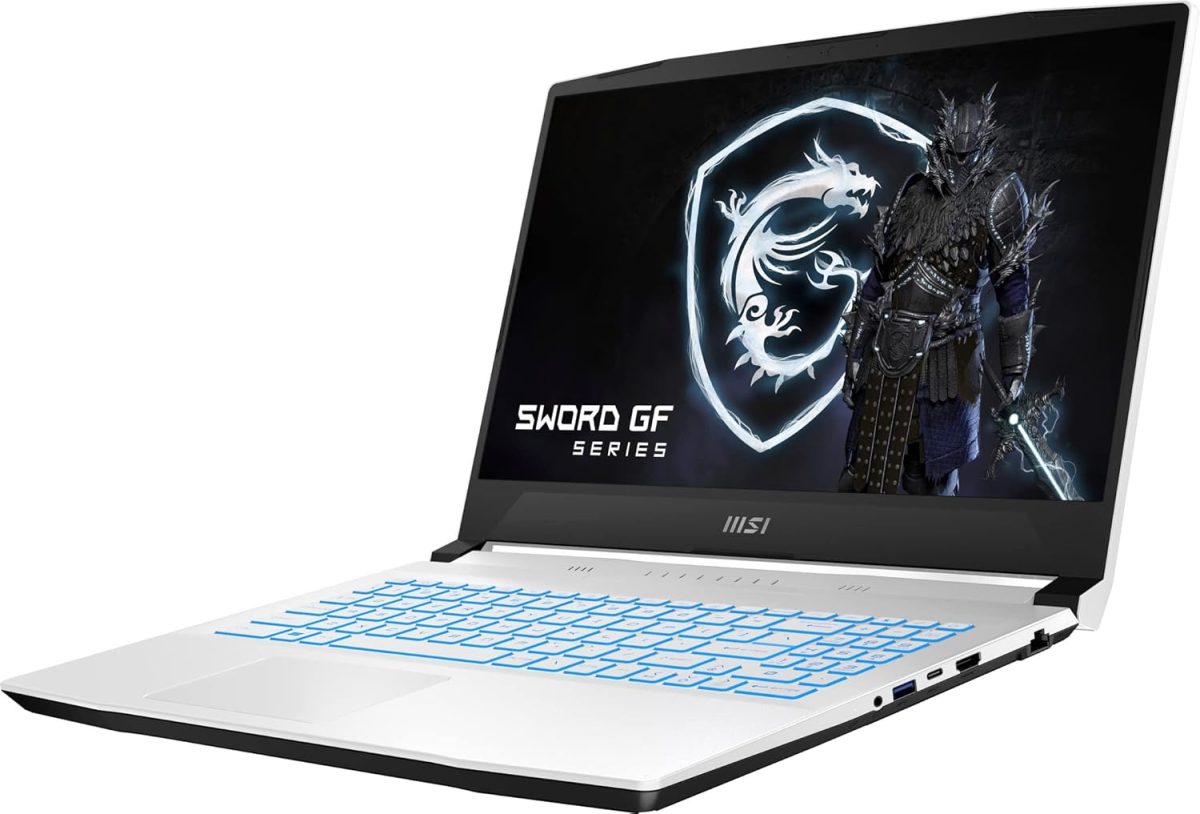⁦MSI لابتوب العاب سورد 15 15.6 انش 144Hz FHD، انتل i7-12650H 10 كور، انفيديا جيفورس RTX3060 6GB، 32GB DDR4 1TB NVMe SSD، واي فاي 6، نوع C، HDMI، RJ-45، كيبورد باضاءة خلفية، ويندوز 11 برو⁩ - الصورة ⁦3⁩