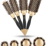 فرش شعر دائرية لتجفيف الشعر، فرش شعر احترافية كبيرة مضادة للكهرباء الساكنة، مشط تصفيف صالونات التجميل (4 مقاسات/مجموعة)