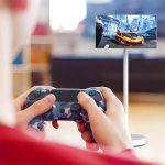 ⁦شاشة داخلية 21 بوصة، لوحة لمس ذكية محمولة، شاشات تلفزيون UHD 4K مع حامل جوال، رافع، دوران حر، بطارية مدمجة وحركة كاملة + متجر بلاي ستور⁩ - الصورة ⁦2⁩