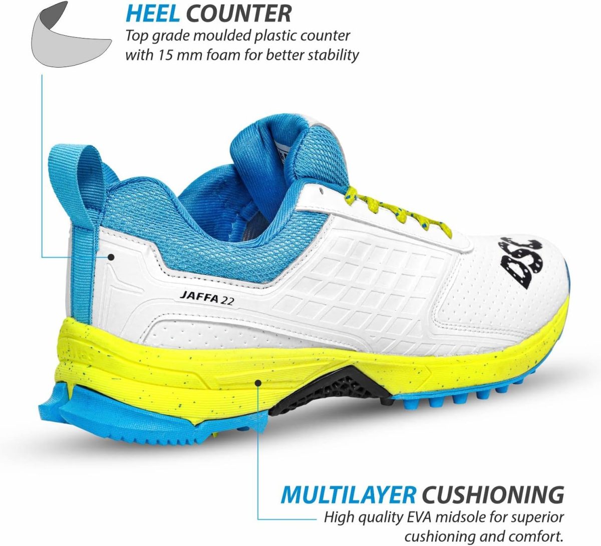 ⁦DSC Jaffa 22 Cricket Shoes for Men and Boys⁩ - الصورة ⁦3⁩