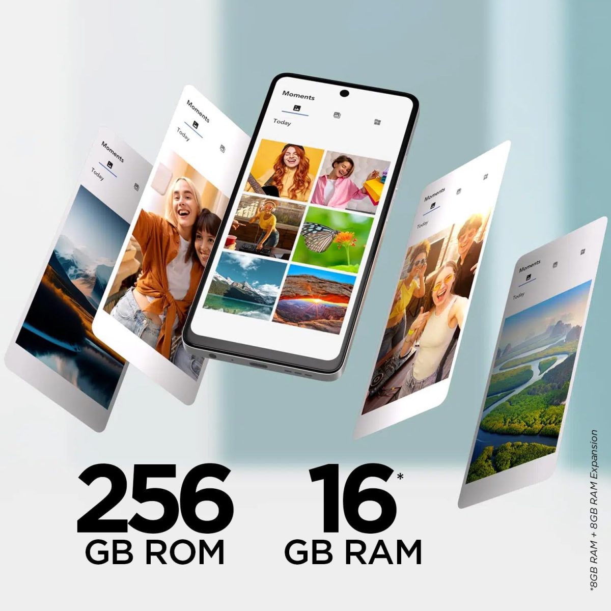 ⁦TCL جوال ان اكس تي بيبر 40 ثنائي شرائح الاتصال بذاكرة روم 256GB وذاكرة RAM 8GB (جي اس ام فقط | بدون سي دي ام ايه) هاتف ذكي 4G/LTE غير مغلق من المصنع (ازرق ميدنايت) - اصدار عالمي⁩ - الصورة ⁦6⁩