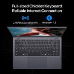 ⁦UOWAMOU 14" Laptop Windows 11 Pro - Intel N5095 Quad-Core, 8GB RAM 128GB SSD, WiFi 5/Bluetooth 5.0, Webcam Privacy Cover, Preloaded Office 2024 - Ultra-Portable⁩ - الصورة ⁦6⁩
