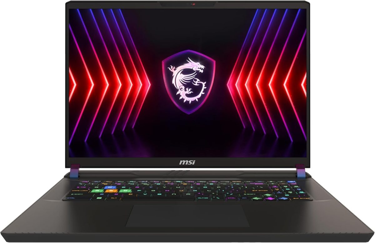 MSI لابتوب العاب فيكتور 17 HX A14VHG، شاشة 17 انش QHD+ 240Hz، انتل كور i9-14900HX، ذاكرة RAM 32GB، SSD 1TB، انفيديا RTX 4080، GDDR6 12GB، ويندوز 11، رمادي كوزموس - [9S7-17S162-611]