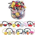 شاينينج ديفا فاشون مجموعة ربطات شعر مرنة مكونة من 20 قطعة، اكسسوارات للاطفال والبنات والنساء