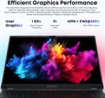 ⁦تشو وي لابتوب جيمي بوك بلس 15.6 انش، 16GB LPDDR5 512GB SSD، انتل N150 (حتى 3.6GHz، TDP 15W)، ويندوز 11، SSD 2TB، IPS FHD 2K، HDMI، واي فاي 6، بلوتوث 5.2، USB 3.0، كاميرا ويب⁩ - الصورة ⁦6⁩