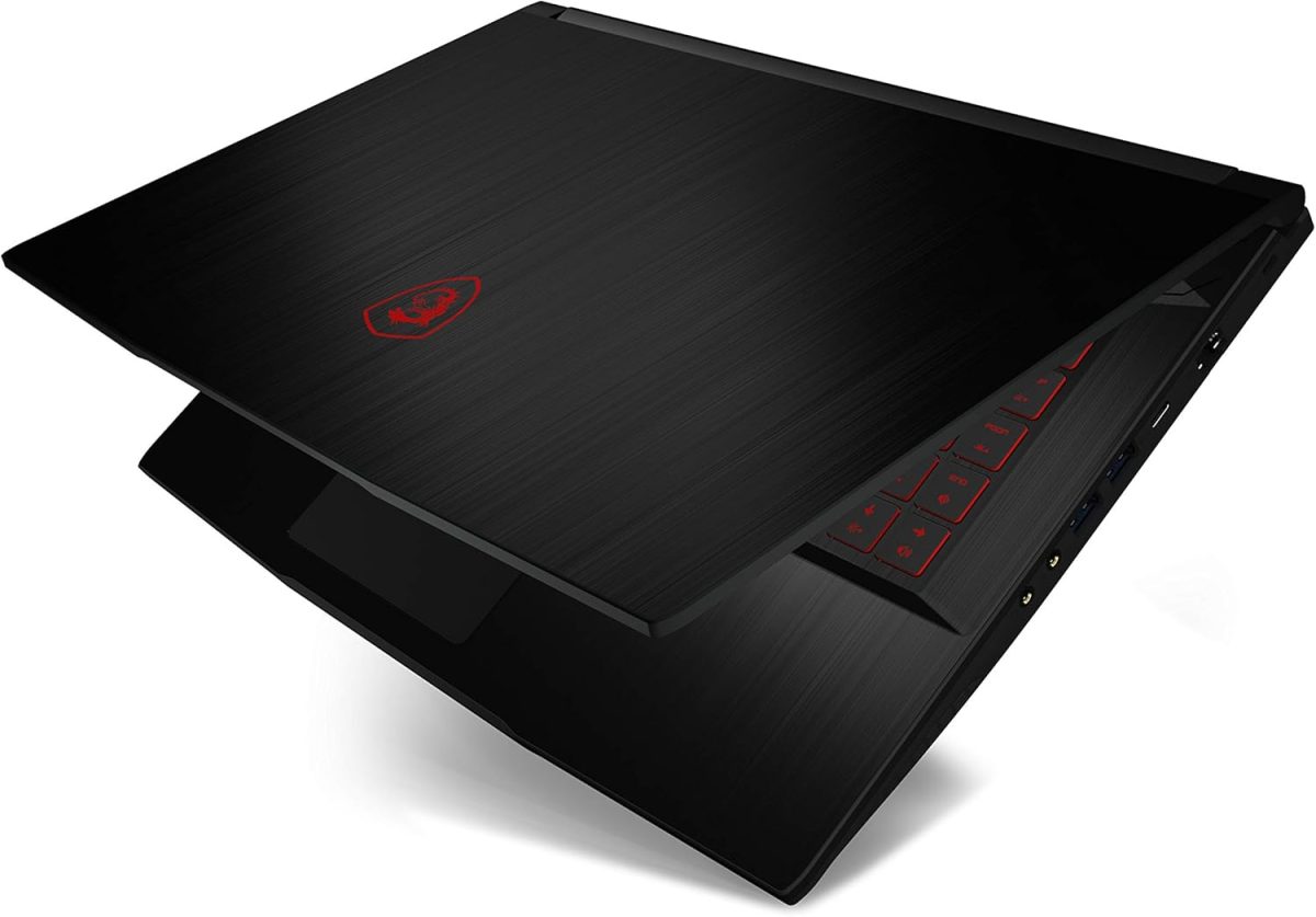 ⁦MSI لابتوب العاب GF63 رفيع 10SC-059UK FHD 60Hz 45% NTSC IPS-Level 15.6 انش (انتل i5-10300H، انفيديا جيفورس GTX1650 4GB، ذاكرة مستديمة 256GB PCIe جيل 3×4 SSD، 8GB RAM، واي فاي 6، 51 Whr) اسود⁩ - الصورة ⁦15⁩