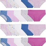 Fruit of the Loom Girls&#039; Cotton Hipster Underwear Hipster Panties (pack of 20)