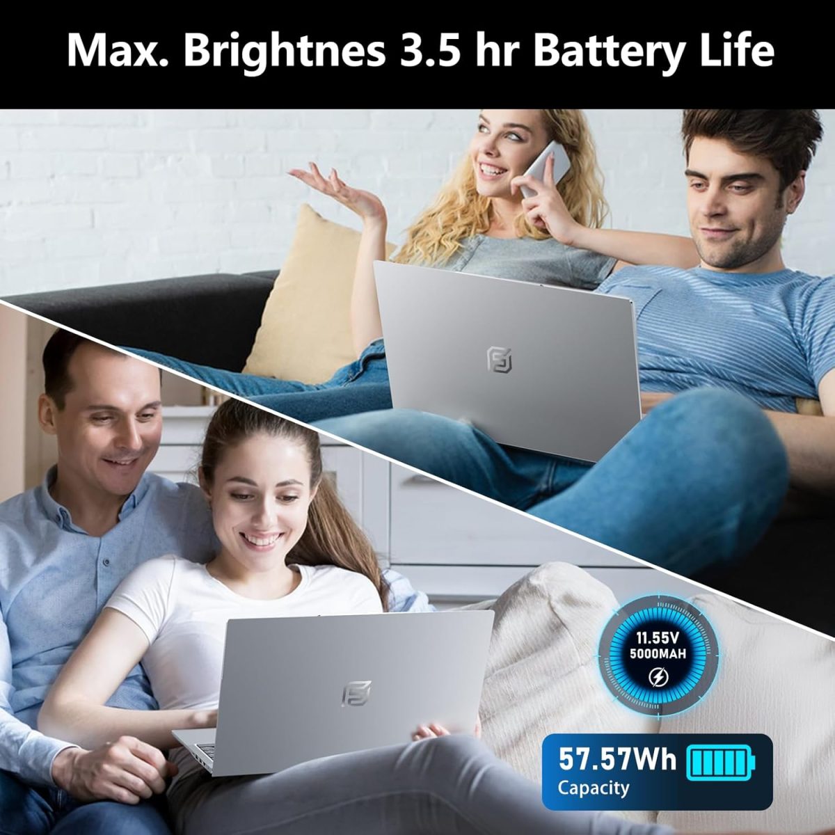 ⁦لابتوب العاب 15.6 انش 16GB RAM 1TB SSD من نياكون، معالج i9-11900H 8C/16T (حتى 4.9Ghz)، رسومات UHD، شاشة 15.6 انش FHD 1920×1080، واي فاي 6، بلوتوث 5.2، كيبورد باضاءة خلفية⁩ - الصورة ⁦7⁩