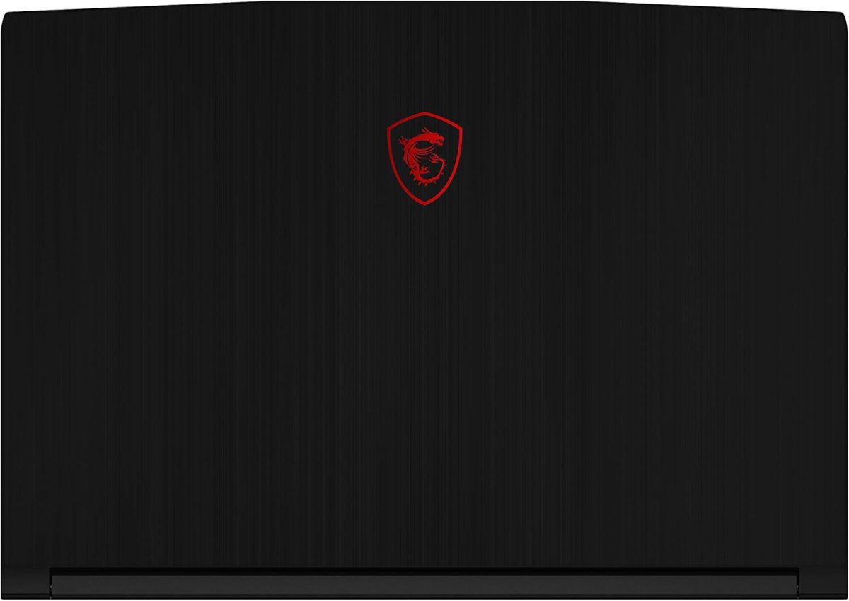 ⁦MSI لابتوب العاب GF63 رفيع 10SC-059UK FHD 60Hz 45% NTSC IPS-Level 15.6 انش (انتل i5-10300H، انفيديا جيفورس GTX1650 4GB، ذاكرة مستديمة 256GB PCIe جيل 3×4 SSD، 8GB RAM، واي فاي 6، 51 Whr) اسود⁩ - الصورة ⁦2⁩