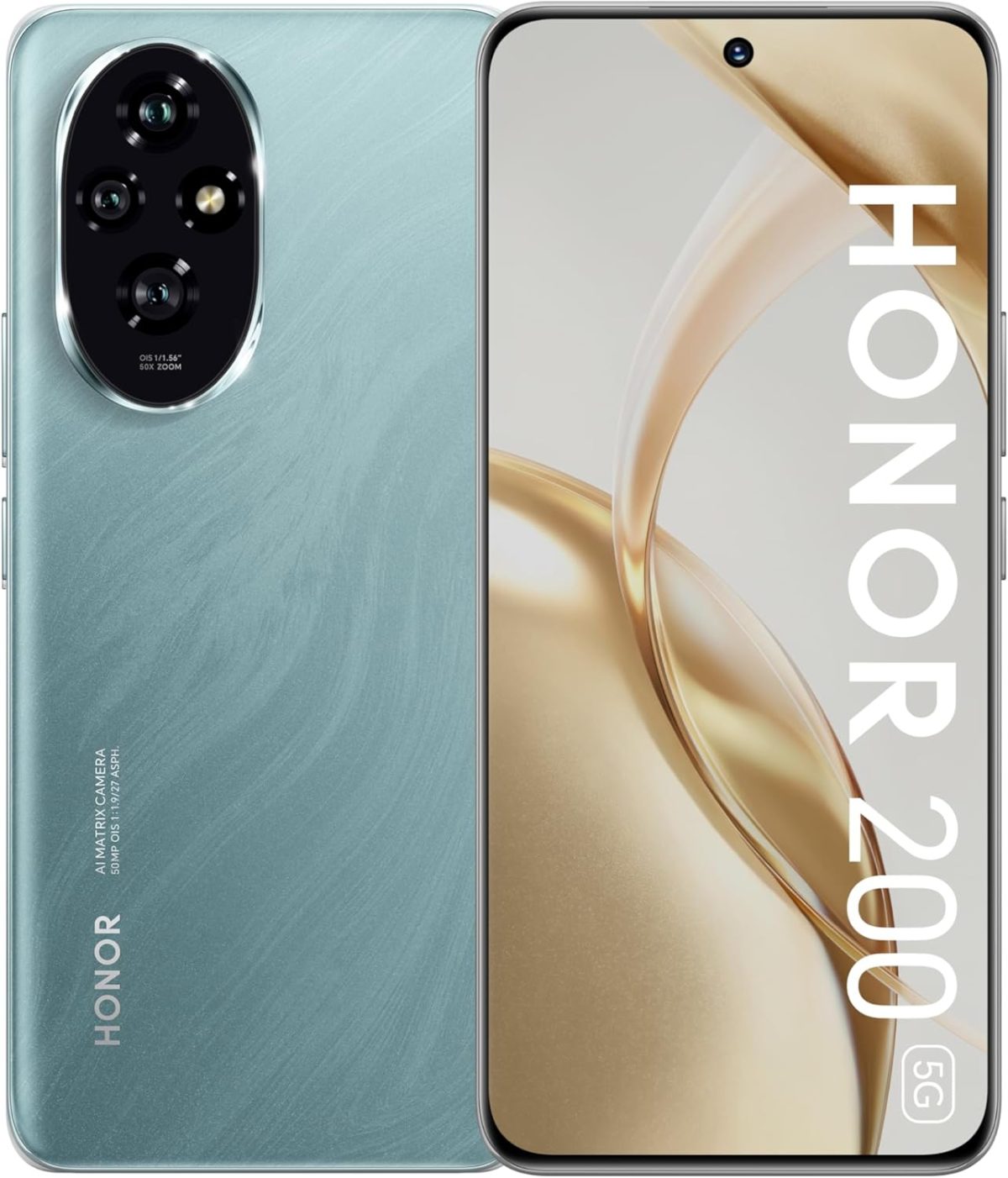 اونر 200 شبكة الجيل الخامس 5G RAM 12GB + 256GB ثنائي شرائح الاتصال - اخضر زمردي - اصدار الشرق الاوسط