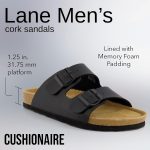 ⁦CUSHIONAIRE Lane-m mens Slide Sandal⁩ - الصورة ⁦2⁩