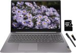 لينوفو لابتوب ايديا باد 3i كروم بوك بشاشة FHD 15.6 انش ومعالج انتل سيليرون N4500 وذاكرة RAM 4GB وذاكرة 192GB (ذاكرة اي ام ام سي 64GB وذاكرة فلاش 128GB) وكاميرا ويب وHDMI وبلوتوث ونظام تشغيل كروم، قلم