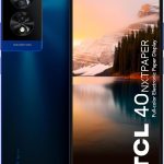TCL جوال ان اكس تي بيبر 40 ثنائي شرائح الاتصال بذاكرة روم 256GB وذاكرة RAM 8GB (جي اس ام فقط | بدون سي دي ام ايه) هاتف ذكي 4G/LTE غير مغلق من المصنع (ازرق ميدنايت) - اصدار عالمي