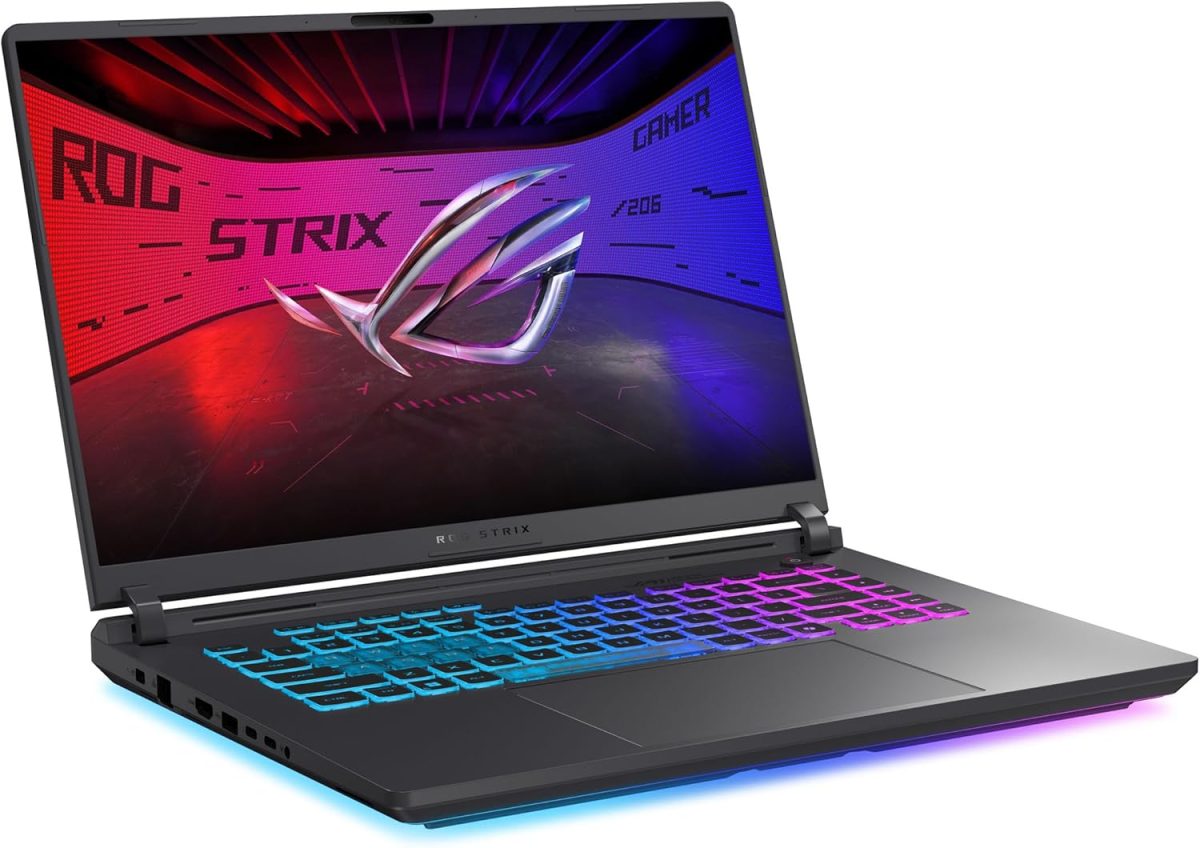 ⁦ASUS ROG Strix G16 (2025) Gaming Laptop, 16” ROG Nebula Display 16:10 2.5K 240Hz/3ms, NVIDIA® GeForce RTX™ 5060 GPU, Intel® Core™ Ultra 9 Processor 275HX, 16GB DDR5, 1TB SSD, Wi-Fi 7, Wind11 Home⁩ - الصورة ⁦12⁩
