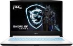 MSI لابتوب العاب سورد 15 15.6 انش 144Hz FHD، انتل i7-12650H 10 كور، انفيديا جيفورس RTX3060 6GB، 32GB DDR4 1TB NVMe SSD، واي فاي 6، نوع C، HDMI، RJ-45، كيبورد باضاءة خلفية، ويندوز 11 برو