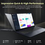 ⁦لينوفو لابتوب ايديا باد 1i بشاشة لمس FHD 15.6 انش ومعالج انتل i5 1235U وذاكرة RAM 40GB وتخزين 2.16TB (SSD 2TB + قاعدة شحن 160GB) وبطاقة عرض مرئي انتل ايريس Xe وكاميرا HD وصوت دولبي وواي فاي 6 وويندوز⁩ - الصورة ⁦3⁩