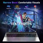 ⁦لابتوب العاب 15.6 انش من نايكلولو، ذاكرة RAM 32GB وSSD 1TB، معالج AMD رايزن 5 7430U 6C/12T (حتى 4.3Ghz)، بطاقة رسومات AMD راديون، شاشة 15.6 انش FHD 1920×1080، واي فاي 5، بلوتوث 5.0، كيبورد باضاءة⁩ - الصورة ⁦5⁩