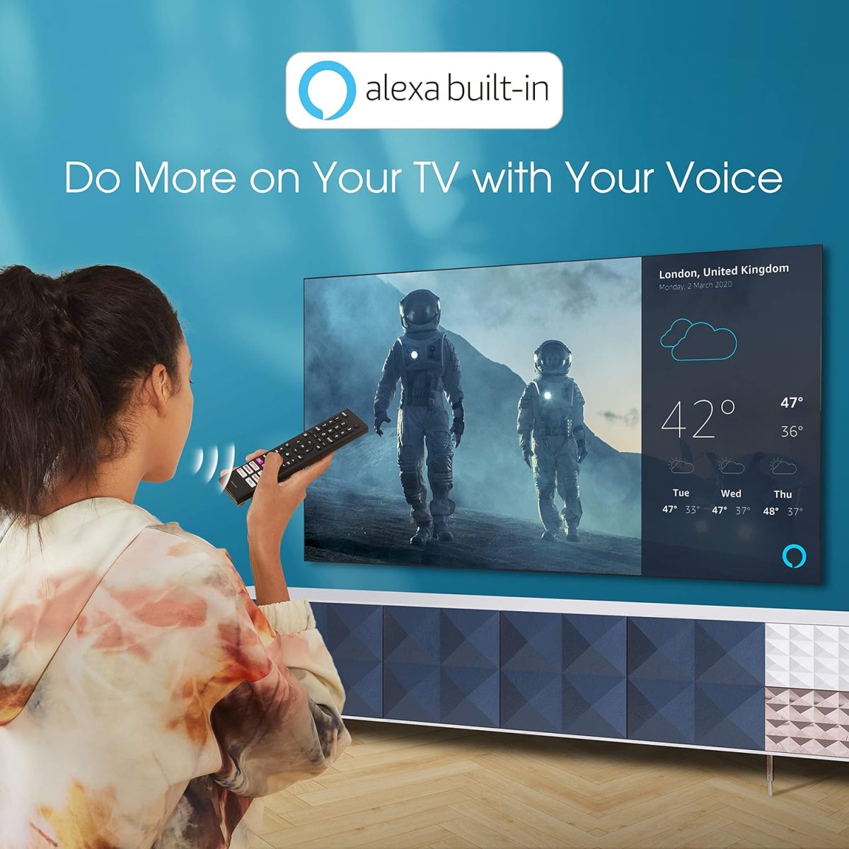 ⁦هايسينس تلفزيون ذكي 58 بوصة 4K UHD مع دولبي فيجن HDR DTS فيرتشوال اكس ويوتيوب ونتفليكس برايم شاهد فري فيو وبلوتوث وواي فاي - 58A61GD1 (2021)⁩ - الصورة ⁦4⁩