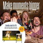 ⁦وستنجهاوس تلفزيون كيو ليد روكو من ايدجليس - تلفزيون ذكي 43 بوصة، 4K UHD مع HDR 10+، دولبي فيجن، اتصال واي فاي وتطبيق جوال، شاشة مسطحة متوافق مع ابل هوم كيت واليكسا ومساعد جوجل⁩ - الصورة ⁦10⁩