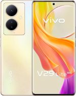 فيفو V29 لايت 5G ثنائي شرائح الاتصال (ذهبي دريمي، 12+8GB RAM، 256GB) شاشة AMOLED منحنية ثلاثية الابعاد 120Hz | كاميرا 64MP OIS | شحن 44 واط | NFC | شنطة ظهر، سماعات اذن + ضمان ممتد 24 متر + حماية شاشة
