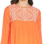 بلوزة سادة للنساء بقصة عادية من ستايلفيل.ان