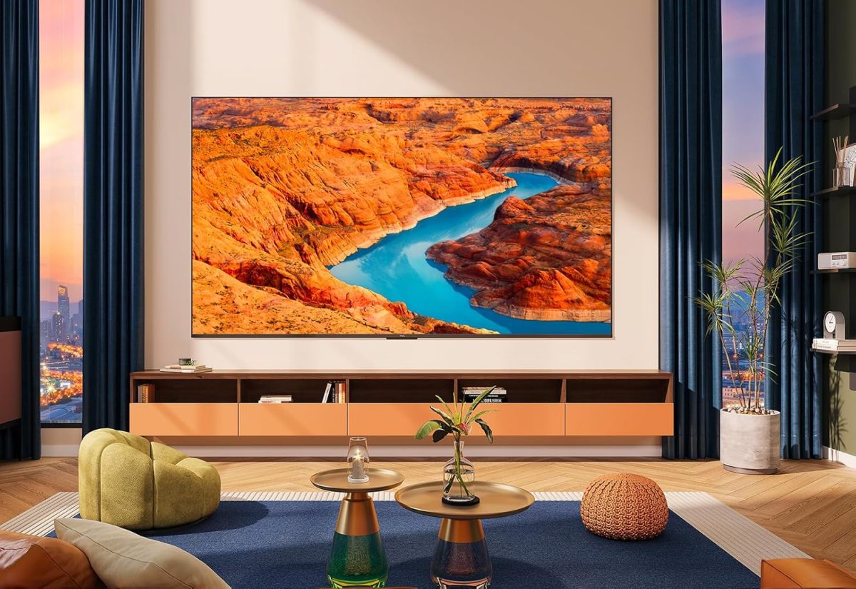 ⁦TCL تلفزيون جوجل سمارت 65 بوصة 4K QLED برو HDR 10+، دولبي فيجن اتموس، 120Hz VRR+120Hz DLG، اونكيو 2.1 قناة، تصميم نحيف وحيد الهيكل - 65C655 (موديل 2024)⁩ - الصورة ⁦2⁩