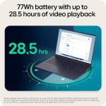 ⁦LG لابتوب جرام رفيع وخفيف الوزن 16 انش، كوبايلوت + كمبيوتر، اصدار انتل ايفو مدعوم بمعالج انتل كور الترا9 288 فولت، ويندوز 11 هوم، ذاكرة RAM 32GB، SSD 2TB، اسود اوبسيديان⁩ - الصورة ⁦7⁩