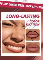 ⁦Peel Off Lip Liner, Matte Lip Stain, Natural Long Lasting, Transfer-Proof, Highly Pigmented,Red⁩ - الصورة ⁦5⁩