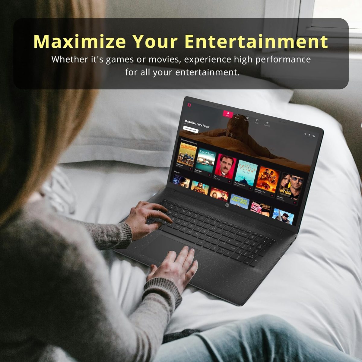 ⁦HP لابتوب اعمال 17.3 انش HD+ انتل i5-1334U، ذاكرة RAM 32GB، تخزين 2.28TB (SSD 2TB + قاعدة شحن 288GB) بطاقة رسومات انتل ايريس Xe، كيبورد بالحجم الكامل، واي فاي 6، كاميرا HD 720p، ويندوز 11، اسود⁩ - الصورة ⁦7⁩