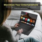 ⁦HP لابتوب اعمال 17.3 انش HD+ انتل i5-1334U، ذاكرة RAM 32GB، تخزين 2.28TB (SSD 2TB + قاعدة شحن 288GB) بطاقة رسومات انتل ايريس Xe، كيبورد بالحجم الكامل، واي فاي 6، كاميرا HD 720p، ويندوز 11، اسود⁩ - الصورة ⁦7⁩