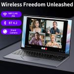 ⁦لابتوب اوك بوك 15.6 انش، AMD رايزن 5 3500U (حتى 3.7GHz) معالج رباعي النواة، 32GB DDR4 RAM، M.2 SSD، نوت بوك محمول مع لوحة لمس قابلة للتعديل، مفتاح كاميرا ويب للخصوصية (32GB DDR4 | 512GB SSD)⁩ - الصورة ⁦6⁩