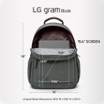 ⁦LG لابتوب جرام بوك خفيف الوزن 15 انش، معالج انتل كور i5-1334U، ويندوز 11 هوم، ذاكرة رام 8 جيجا، 256 جيجا اس اس دي - فضي تيتان⁩ - الصورة ⁦16⁩
