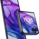 موتورولا رازر 50 الترا 5G، ذاكرة RAM 12GB+12GB، روم 512GB، سناب دراجون 8s الجيل الثالث، شاشة 6.9 + 4 انش، تيربو باور 45 واط، اندرويد 14، ازرق داكن