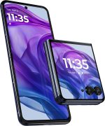 موتورولا رازر 50 الترا 5G، ذاكرة RAM 12GB+12GB، روم 512GB، سناب دراجون 8s الجيل الثالث، شاشة 6.9 + 4 انش، تيربو باور 45 واط، اندرويد 14، ازرق داكن