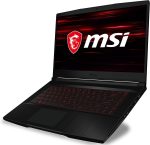 ⁦MSI لابتوب العاب GF63 رفيع 10SC-059UK FHD 60Hz 45% NTSC IPS-Level 15.6 انش (انتل i5-10300H، انفيديا جيفورس GTX1650 4GB، ذاكرة مستديمة 256GB PCIe جيل 3×4 SSD، 8GB RAM، واي فاي 6، 51 Whr) اسود⁩ - الصورة ⁦9⁩