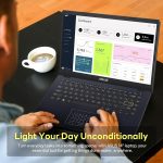 ⁦اسس لابتوب 14 انش FHD فائق الخفة، انتل بنتيوم N6000، ذاكرة RAM 4GB، تخزين 224GB (64GB eMMC + مجموعة قاعدة شحن 160GB)، بطاقة رسومات UHD، يعمل بالذكاء الاصطناعي، جاهز للكوبايلوت، عمر بطارية طويل، ويندوز⁩ - الصورة ⁦9⁩