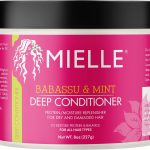 ميل اورجانيكس بلسم عميق بالبروتين من باباسو اند مينت، علاج عميق مرطب ومرطب للشعر الجاف والتالف والمجعد، 8 اونصة