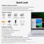 ⁦ايسر لابتوب سويفت اكس SFX14-41G-R1S6 كريتور بشاشة 14 انش FHD 100% sRGB ومعالج AMD رايزن 7 5800U وبطاقة رسومات انفيديا RTX 3050Ti وLPDDR4X 16GB وSSD 512GB وواي فاي 6 وكيبورد باضاءة خلفية وامازون اليكسا⁩ - الصورة ⁦6⁩